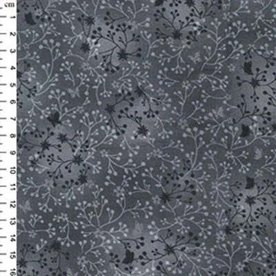 100% Cotton Fabric Flutter Batik Effect - 01jlc0081 Grey (O)