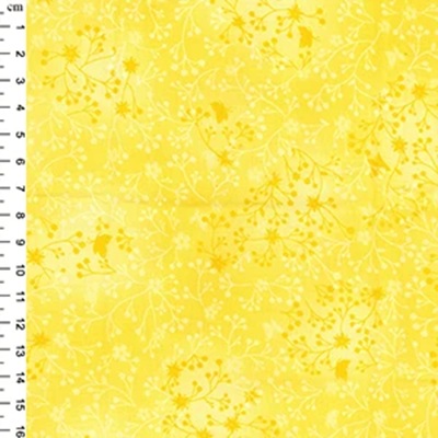 100% Cotton Fabric Flutter Batik Effect - 01jlc0081 Lemon (O)