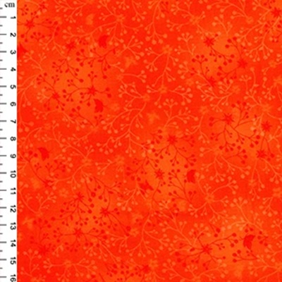 100% Cotton Fabric Flutter Batik Effect - 01jlc0081 Orange (O)