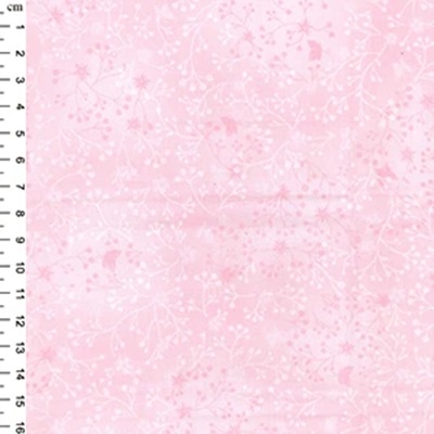 100% Cotton Fabric Flutter Batik Effect - 01jlc0081 Pale Pink (O)