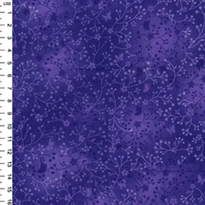100% Cotton Fabric Flutter Batik Effect - 01jlc0081 Purple (O)
