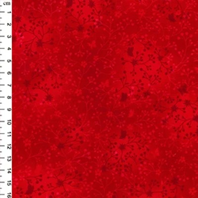 100% Cotton Fabric Flutter Batik Effect - 01jlc0081 Red (O)