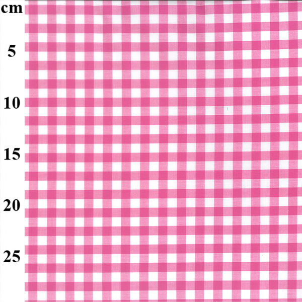 100% Yarn Dyed 9mm Cotton Gingham - 01-JLC0134-Fuchsia