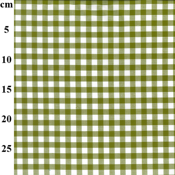 100% Yarn Dyed 9mm Cotton Gingham - 01-JLC0134-Green