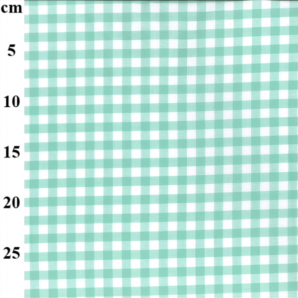 100% Yarn Dyed 9mm Cotton Gingham - 01-JLC0134-Mint