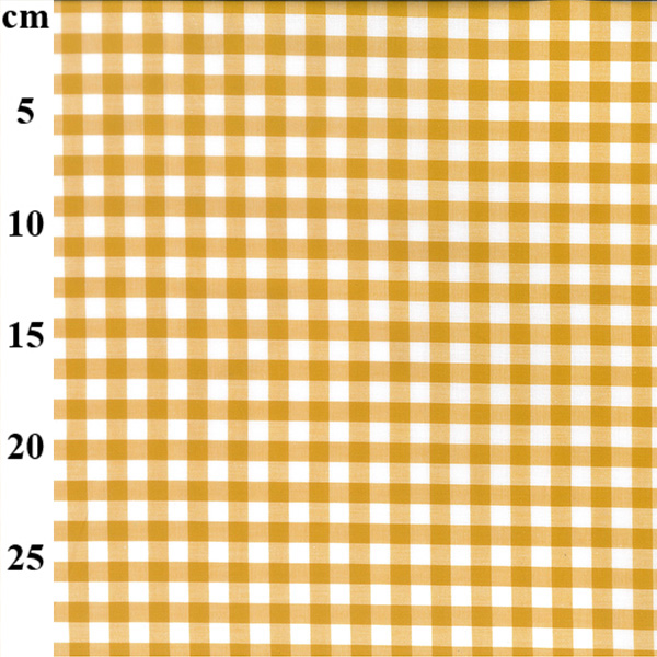 100% Yarn Dyed 9mm Cotton Gingham - 01-JLC0134-Ochre