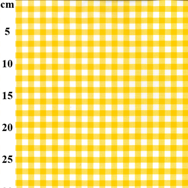 100% Yarn Dyed 9mm Cotton Gingham - 01-JLC0134-Yellow