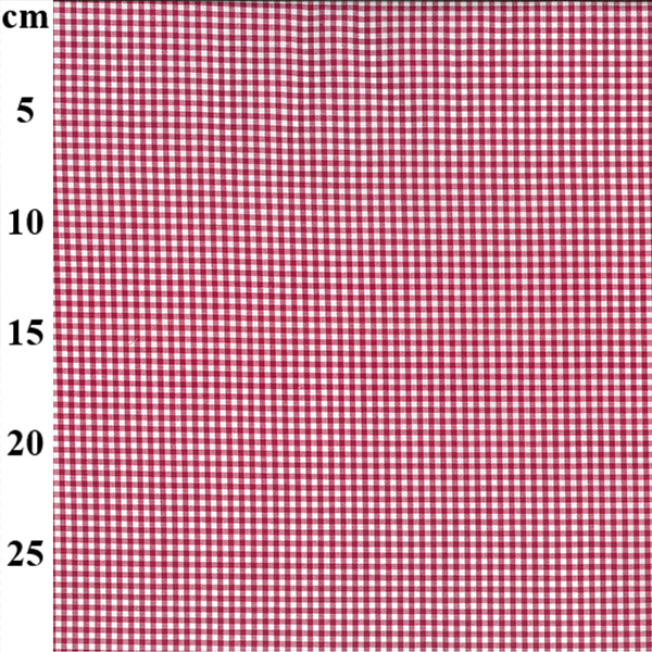 100% Yarn Dyed 3mm Cotton Gingham - 01-JLC0135-Magenta