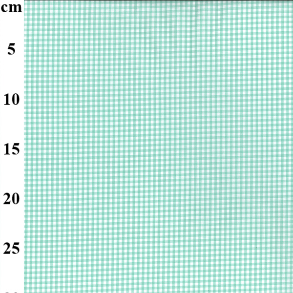 100% Yarn Dyed 3mm Cotton Gingham - 01-JLC0135-Mint