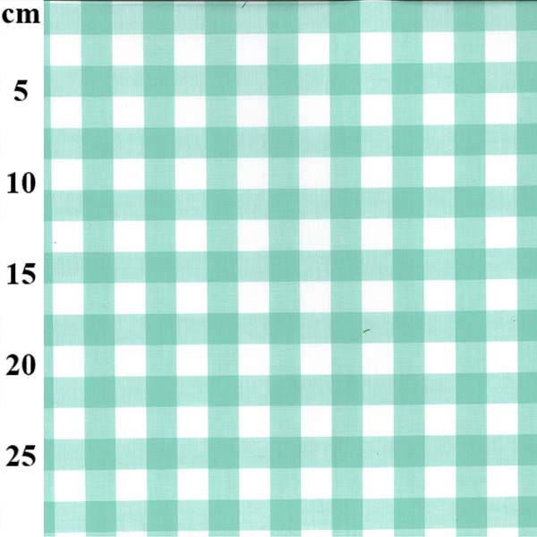 100% Yarn Dyed 17mm Cotton Gingham - 01-JLC0136-Mint