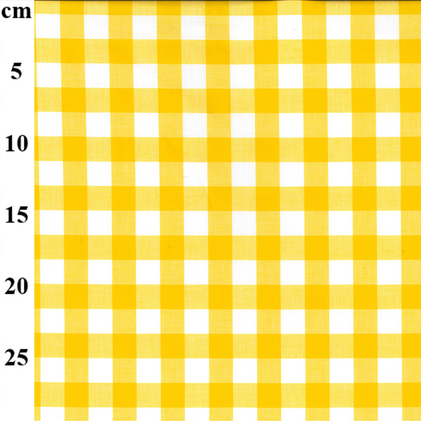 100% Yarn Dyed 17mm Cotton Gingham - 01-JLC0136-Yellow