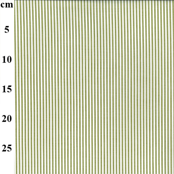 100% Yarn Dyed 3mm Stripe - 01-JLC0137-Green