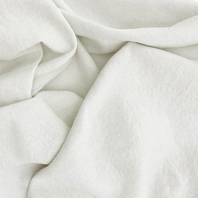 100% Cotton Fabric Morocco - White - 1m or 0.5m (OD)