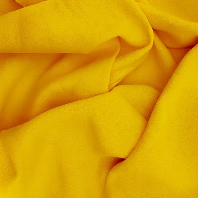 100% Cotton Fabric Morocco - Yellow - 1m or 0.5m (OD)
