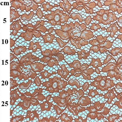 100% Polyester Corded Lace - 01-JLL0002 Rose