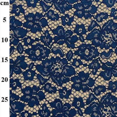 100% Polyester Corded Lace - 01-JLL0002 Royal