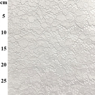 100% Polyester Corded Lace - 01-JLL0002 White