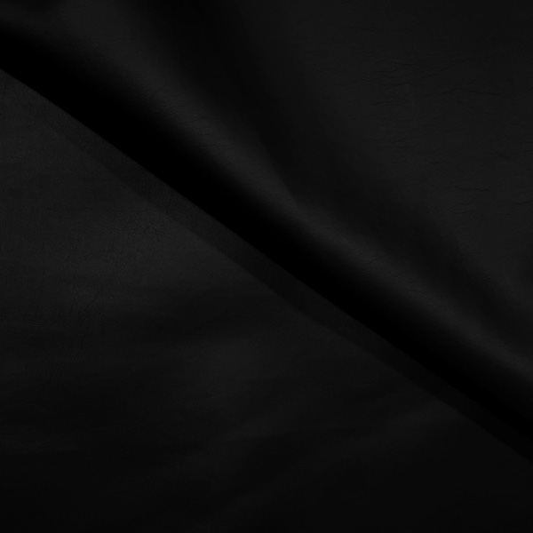40% PU 30% Viscose 30% Polyester Leathercloth  - 01JLL0003 - Black*