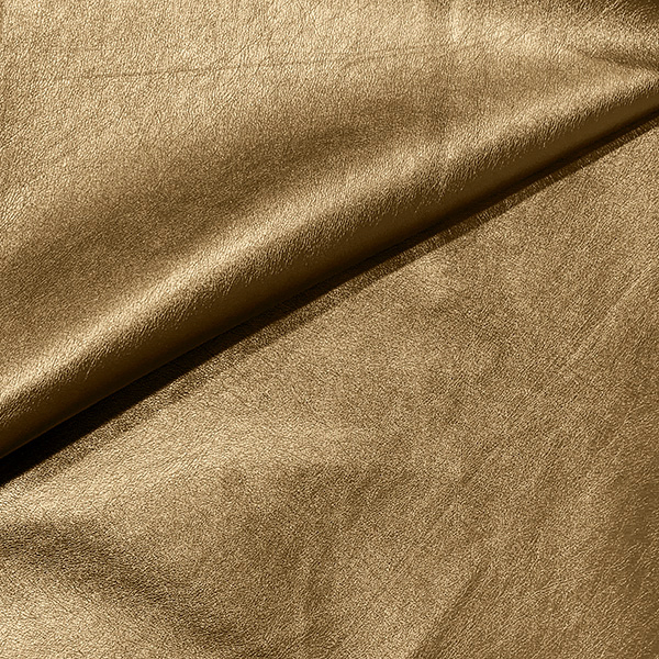 40% PU 30% Viscose 30% Polyester Leathercloth  - 01JLL0003 - Gold