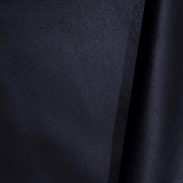 40% PU 30% Viscose 30% Polyester Leathercloth  - 01JLL0003 - Indigo