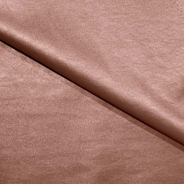 40% PU 30% Viscose 30% Polyester Leathercloth  - 01JLL0003 - Metallic Pink