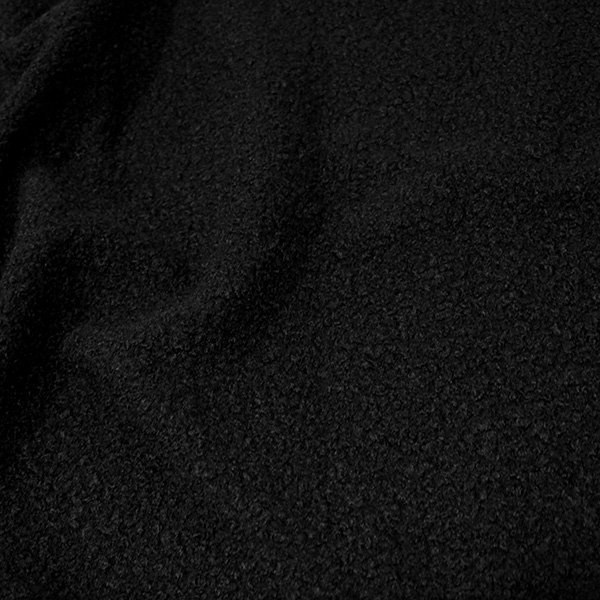 100% Polyester Boucle - 01JLP0034 - Black*