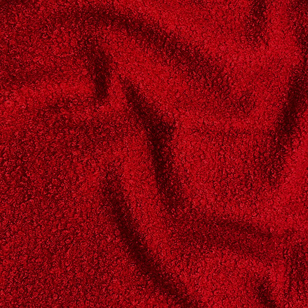 100% Polyester Boucle - 01JLP0034 - Claret