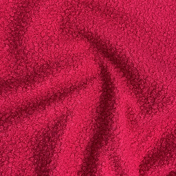 100% Polyester Boucle - 01JLP0034 - Fuchsia