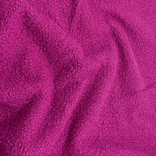 100% Polyester Boucle - 01JLP0034 - Raspberry
