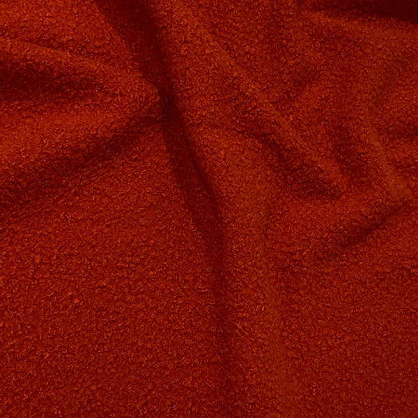 100% Polyester Boucle - 01JLP0034 - Rust