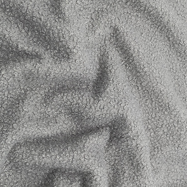 100% Polyester Boucle - 01JLP0034 - Silver