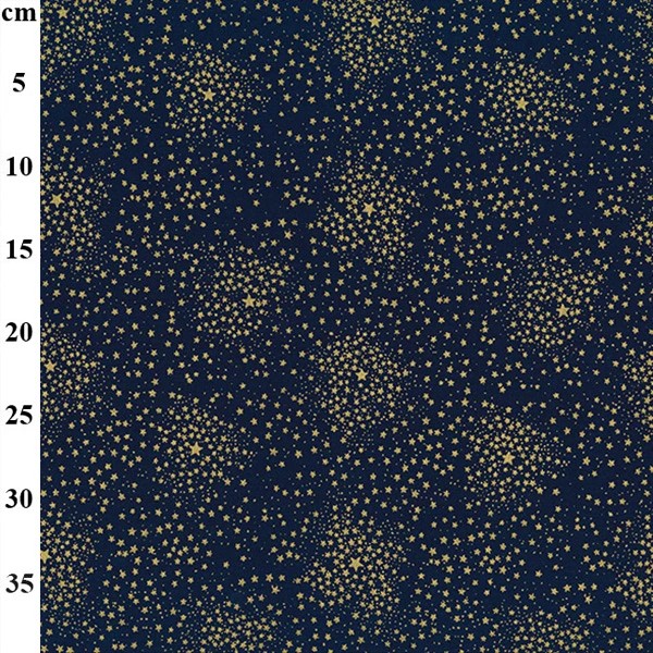 100% Cotton Christmas Print - 01-JLX0235 - Navy