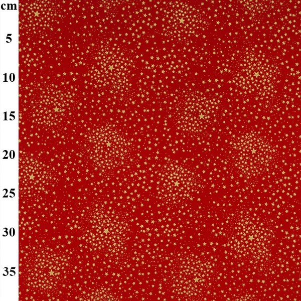 100% Cotton Christmas Print - 01-JLX0235 - Red