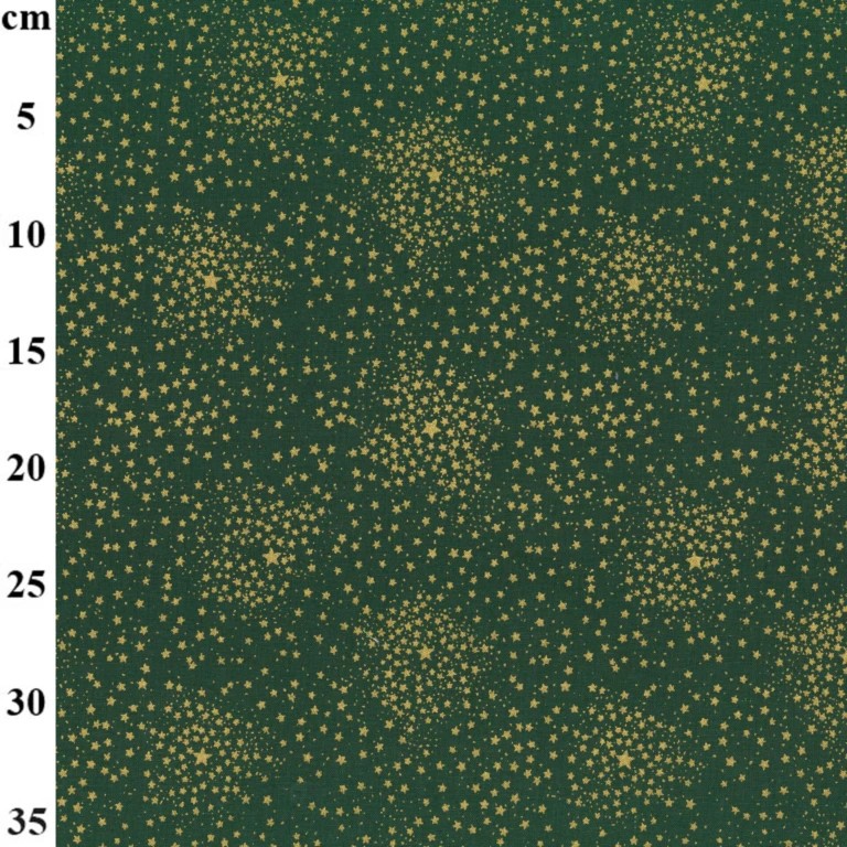 100% Cotton Christmas Print - 01-JLX0235 - Green