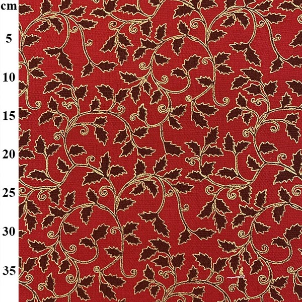 100% Cotton Christmas Print - 01-JLX0263 - Red