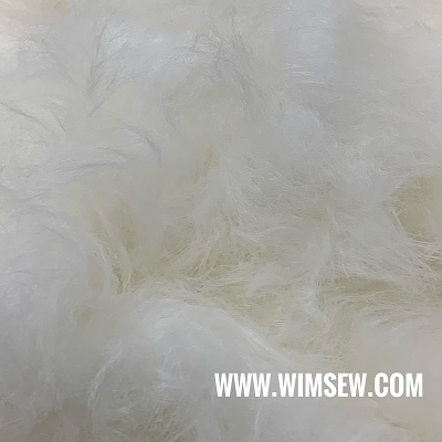 Luxury Long Pile Faux-Fur - White - 1m or 0.5m (EP) 