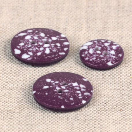 Recycled Plastic Button - M60867.520 Burgundy