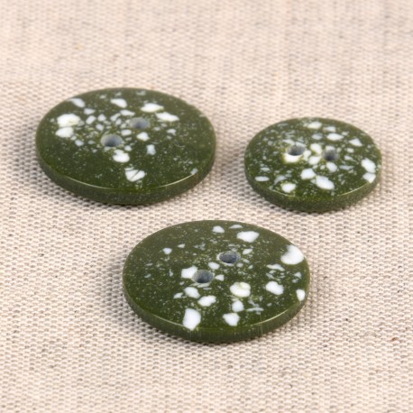 Recycled Plastic Button - M60867.567 Khaki