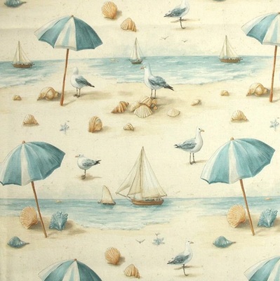 100% Printed Cotton  - EM27-MINDC4-12-DF Seaside Stroll