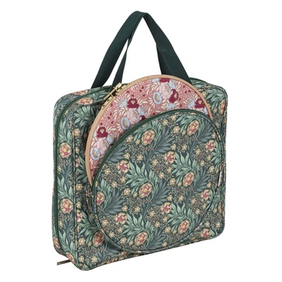 Project/Craft Bag with Embroidery Hoop Storage: Soft: Morris Green - MR4670\686.D