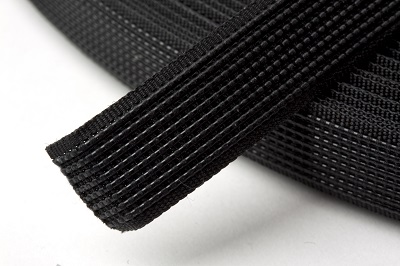 Polyester Boning: Uncovered: 12mm: Black - 1m - N4331B