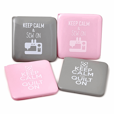 Pink Case 'Keep Calm & Sew On'