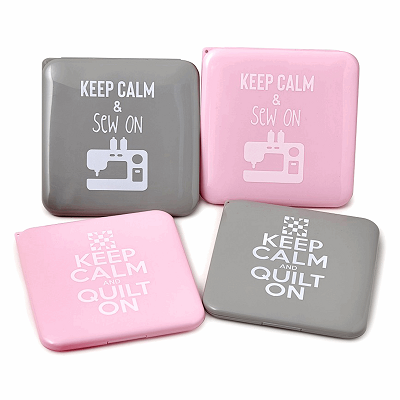 Grey Case 'Keep Calm & Sew On'