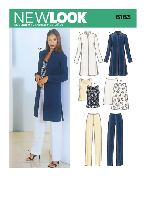 New Look Sewing Pattern Misses' Separates - N6163 - Size - 8-18