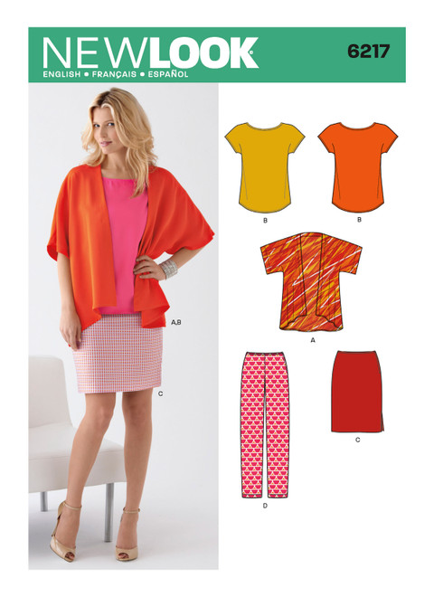 New Look Sewing Pattern Misses' Separates - N6217 - Size - 10-22