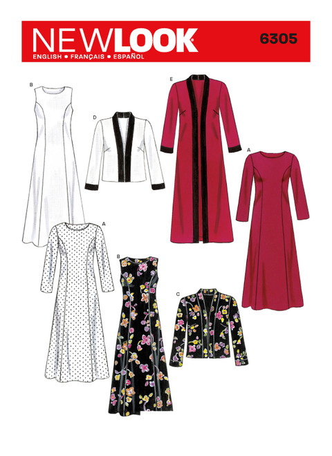New Look Sewing Pattern Misses' Sportswear Pattern - N6305 - Size - 10-22