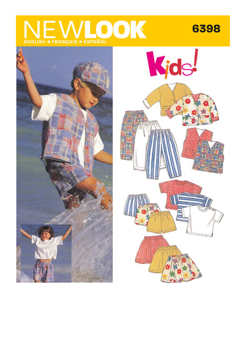 New Look Sewing Pattern Child's Separates - N6398 - Size - 2-7