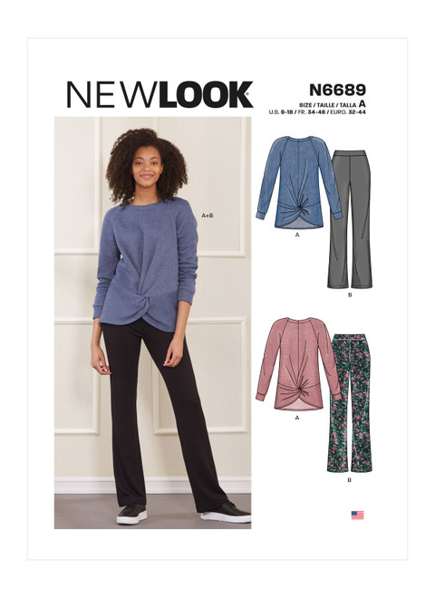 New Look Sewing Pattern Misses' Sportswear - N6689 - Size - 6-18