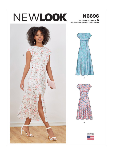 New Look Sewing Pattern Misses' Dresses - N6696 - Size - 6-18