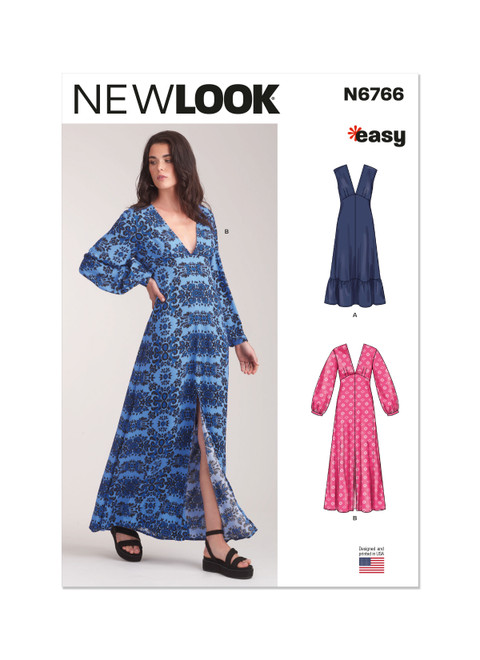 New Look Sewing Pattern Misses' Dresses - N6766 - Size - 8-18